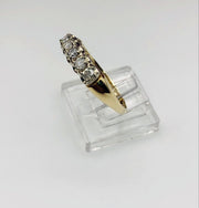 14k Yellow Gold Diamond Ring Band