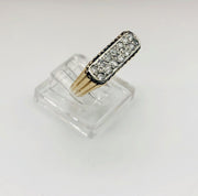 14K Yellow Gold Diamond Ring